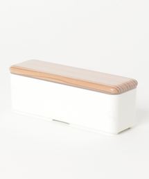 U.Q（ユウキュウ）の「【セール対象外】木蓋のお弁当箱-土佐古代杉-　スリム（お弁当箱）」