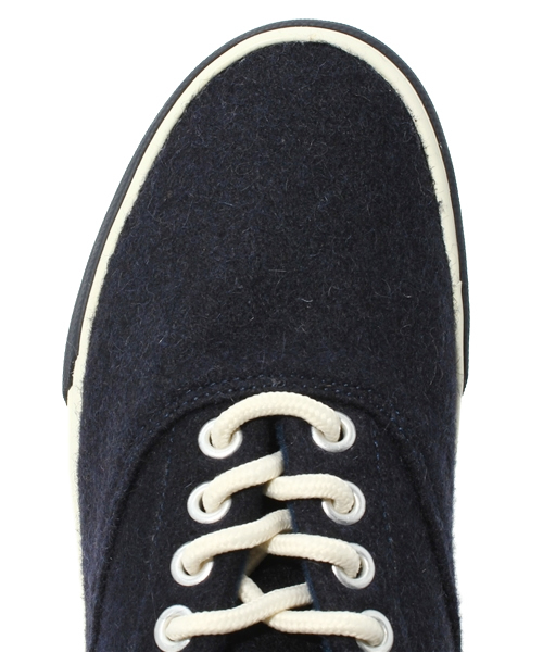 coen（コーエン）の「ウールスニーカーLow（スニーカー・メンズ・ダークブラウン/ネイビー・LARGE/X-LARGE/MEDIUM/SMALL）」の6枚目の写真