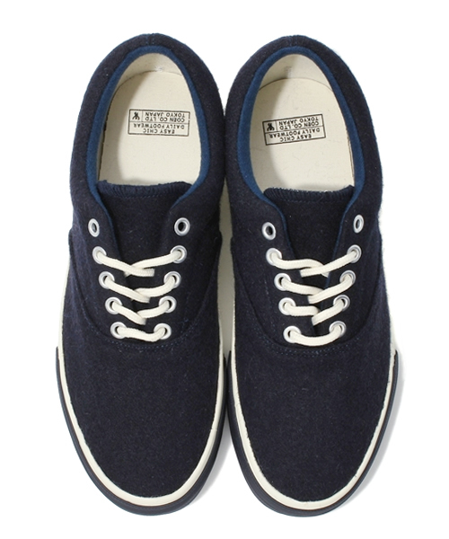 coen（コーエン）の「ウールスニーカーLow（スニーカー・メンズ・ダークブラウン/ネイビー・LARGE/X-LARGE/MEDIUM/SMALL）」の9枚目の写真