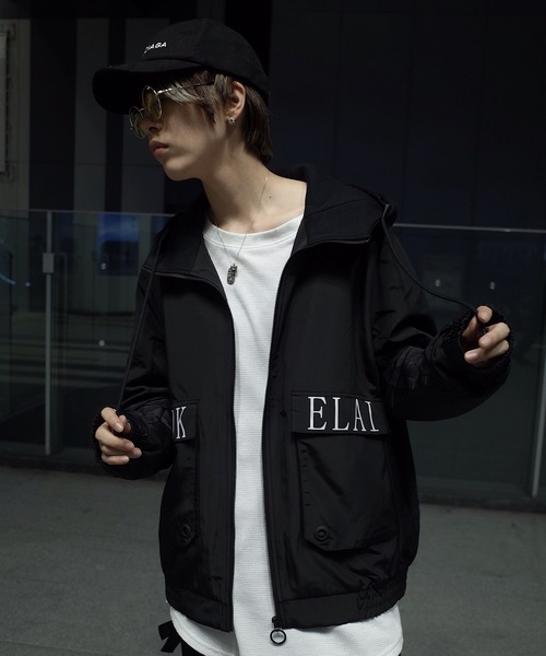 rovtski(ロフトスキー)の「【ビッグシルエット】SPIRITUAL ポケットモック ZIPパーカー/SPIRITUAL PKT MOOK ZIP PARKA(その他アウター・レディース・ブラック・FREE)」の1枚目の写真