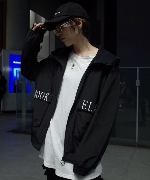 rovtski(ロフトスキー)の「【ビッグシルエット】SPIRITUAL ポケットモック ZIPパーカー/SPIRITUAL PKT MOOK ZIP PARKA(その他アウター・レディース・ブラック・FREE)」の5枚目の写真