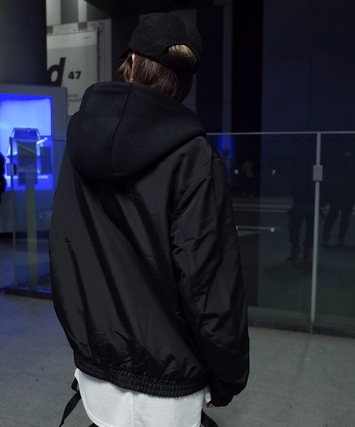 rovtski(ロフトスキー)の「【ビッグシルエット】SPIRITUAL ポケットモック ZIPパーカー/SPIRITUAL PKT MOOK ZIP PARKA(その他アウター・レディース・ブラック・FREE)」の7枚目の写真