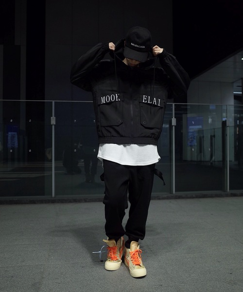 rovtski(ロフトスキー)の「【ビッグシルエット】SPIRITUAL ポケットモック ZIPパーカー/SPIRITUAL PKT MOOK ZIP PARKA(その他アウター・レディース・ブラック・FREE)」の9枚目の写真