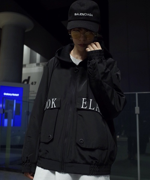 rovtski(ロフトスキー)の「【ビッグシルエット】SPIRITUAL ポケットモック ZIPパーカー/SPIRITUAL PKT MOOK ZIP PARKA(その他アウター・レディース・ブラック・FREE)」の11枚目の写真