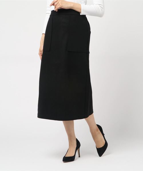 LBC(エルビーシー)の「ゆるタイトスカート(スカート・レディース・グレー/ブラック・M)」の7枚目の写真