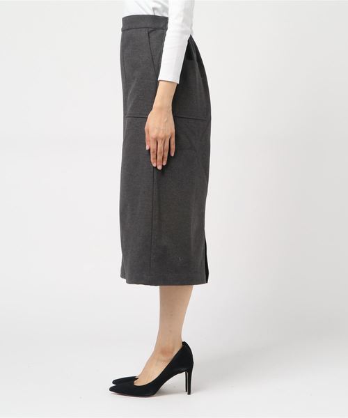 LBC(エルビーシー)の「ゆるタイトスカート(スカート・レディース・グレー/ブラック・M)」の8枚目の写真