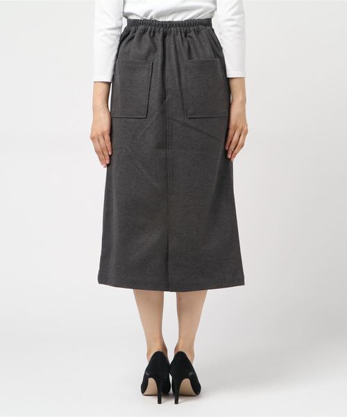 LBC(エルビーシー)の「ゆるタイトスカート(スカート・レディース・グレー/ブラック・M)」の5枚目の写真