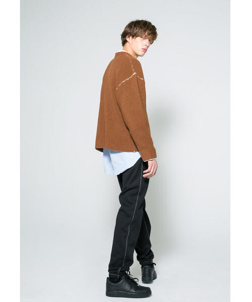 MONKEY TIME(モンキータイム)の「<monkey time> SWEAT PANTS stitch/スウェットパンツ(その他パンツ・メンズ・ブラック/グレー・SMALL/MEDIUM/LARGE)」の9枚目の写真