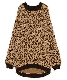 Candy Stripper | みんな着やすいヒョウ柄ニット(ニット/セーター)