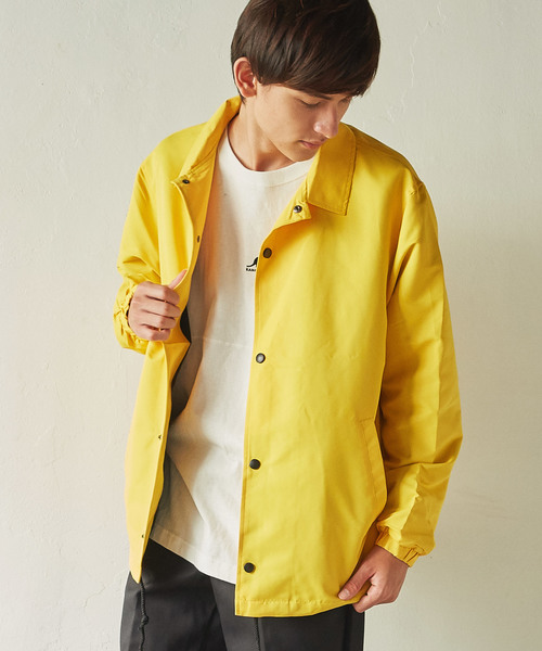 Rocky Monroe(ロッキーモンロー)の「タスランコーチジャケット(その他アウター)」|イエロー