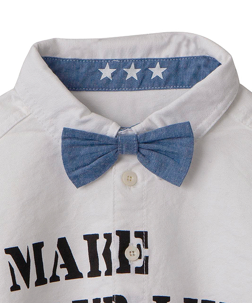 X-girl Stages（エックスガールステージス）の「MAKE YOUR LIFE L/S SHIRT（シャツ/ブラウス・キッズ・ホワイト/ピンク/ブルー・6T/5T/7T/4T）」の9枚目の写真
