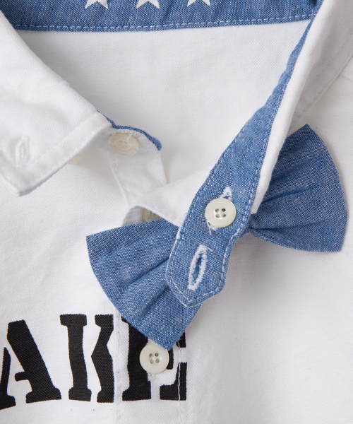 X-girl Stages（エックスガールステージス）の「MAKE YOUR LIFE L/S SHIRT（シャツ/ブラウス・キッズ・ホワイト/ピンク/ブルー・6T/5T/7T/4T）」の11枚目の写真