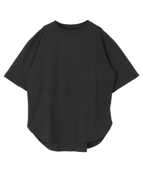 titivate(ティティベイト)の「オーバーサイズTシャツ(Tシャツ/カットソー・レディース・オフホワイト/ブラック/チャコールグレー/キャメル・S/M)」の2枚目の写真