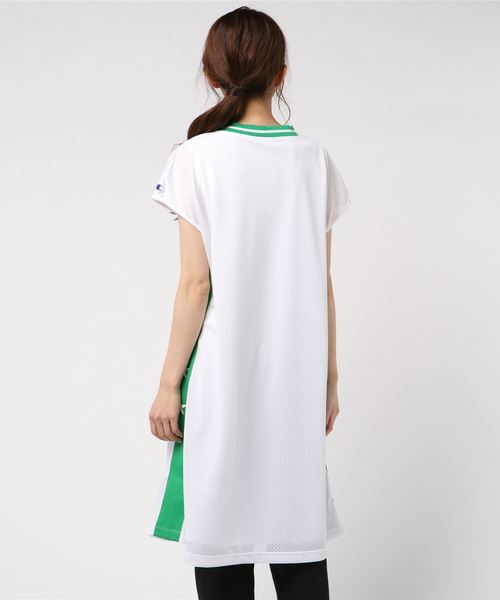Champion(チャンピオン)の「【Champion/チャンピオン】レディース メッシュワンピース(ワンピース・レディース・ホワイト/ネイビー/ブラック・LARGE/MEDIUM)」の5枚目の写真