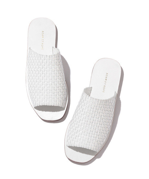 ADAM ET ROPE'（アダムエロペ）の「メッシュフラットサンダル（サンダル・レディース・オフホワイト/ブラック・36/37/38）」の7枚目の写真