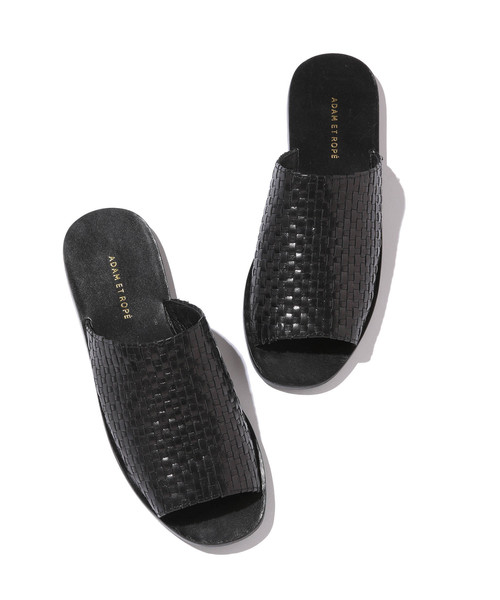 ADAM ET ROPE'（アダムエロペ）の「メッシュフラットサンダル（サンダル・レディース・オフホワイト/ブラック・36/37/38）」の5枚目の写真