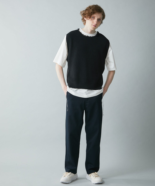 Name.(ネーム)の「【Name.】クロップドトラウザーズ / NMPT-19SS-011(その他パンツ・メンズ・ネイビー・0/1)」の2枚目の写真