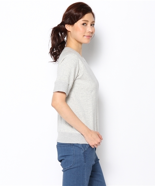 BEAMS BOY(ビームスボーイ)の「○BEAMS BOY / スウェット 前V クルー(スウェット・レディース・グレー/イエロー系その他/ネイビー・ONE SIZE)」の5枚目の写真