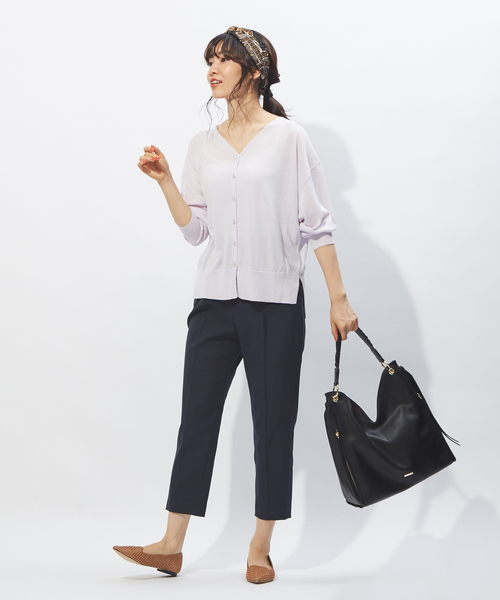 PICHE ABAHOUSE(ピシェ アバハウス)の「チュールメッシュフラットシューズ(パンプス・レディース・ブラック/キャメル/オフホワイト・37/38/36/39/40/35/34)」の8枚目の写真
