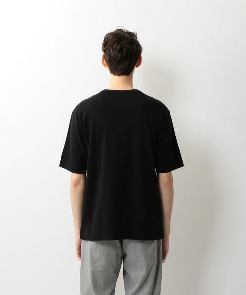 BATONER(バトナー)の「<BATONER> SMOOTH PACK TEE/Tシャツ(Tシャツ/カットソー・メンズ・ブラック/ホワイト・3/2)」の6枚目の写真