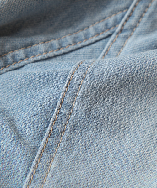 goa（ゴア）の「ｶｯﾄﾃﾞﾆﾑ×ﾃﾞﾆﾑ ひざ丈スカート（デニムスカート・レディース・ブルー・FREE）」の11枚目の写真