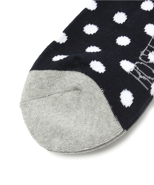 SHIPS JET BLUE（シップスジェットブルー）の「ROSTER: ドット ソックス（ソックス/靴下・メンズ・グリーン/ネイビー・ONE SIZE）」の4枚目の写真