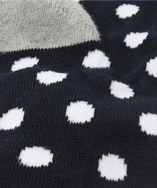 SHIPS JET BLUE（シップスジェットブルー）の「ROSTER: ドット ソックス（ソックス/靴下・メンズ・グリーン/ネイビー・ONE SIZE）」の5枚目の写真