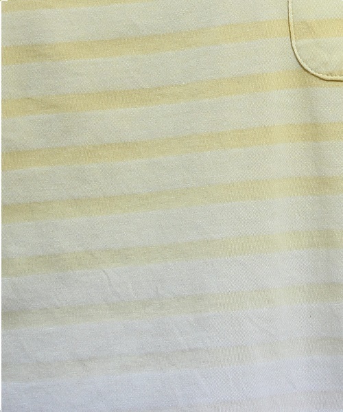 coen（コーエン）の「ボーダーグラデーションポケットTシャツ（Tシャツ/カットソー・メンズ・ライトブルー/イエロー・SMALL/LARGE/MEDIUM/X-LARGE）」の11枚目の写真