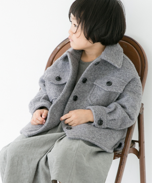 LOWRYS FARM(ローリーズファーム)の「CPOジャケット/KIDS 832156(その他アウター・キッズ・グレー/ベージュ・110/120/130)」の1枚目の写真