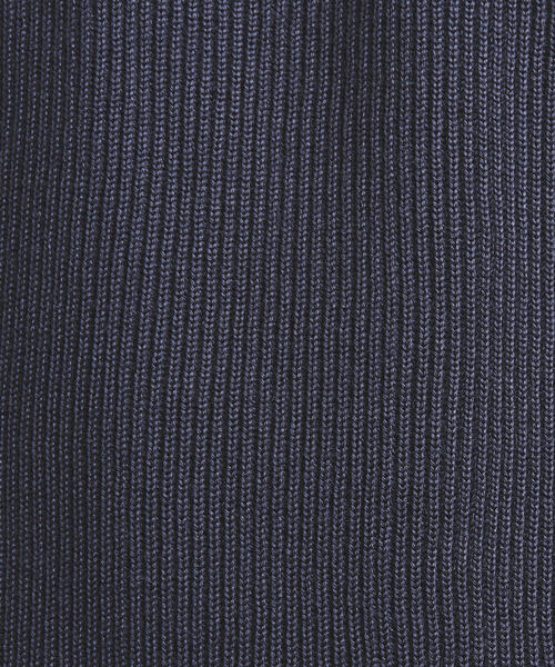 UNITED ARROWS（ユナイテッドアローズ）の「<UNITED ARROWS> ミディアムゲージ アゼ クルーネック（ニット/セーター・メンズ・ネイビー/ブラック/シャーベット/ダークグレー・L/XL/S/M）」の9枚目の写真