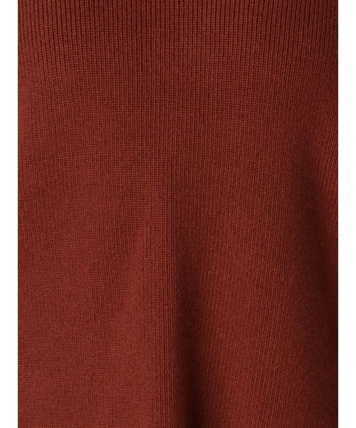 Ungrid（アングリッド）の「片畦Vネックニット（ニット/セーター・レディース・ブラウン/オフホワイト/カーキ/ダークオレンジ・FREE）」の22枚目の写真