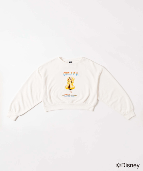 Wego Disneyヴィランズプリントプルオーバー トレーナー スウェット スウェット セール Disney ディズニー のファッション