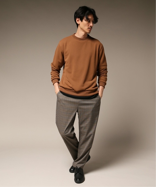 417 EDIFICE(フォーワンセブンエディフィス)の「【POLICOTT / ポリコット】 ウラケ スウェット クルーネック(Tシャツ/カットソー・メンズ・ベージュ/レンガ/ブラック/カーキ・SMALL/MEDIUM/LARGE)」の5枚目の写真