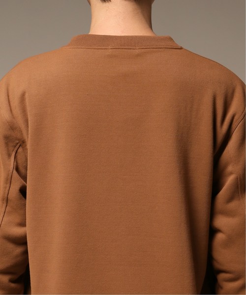 417 EDIFICE(フォーワンセブンエディフィス)の「【POLICOTT / ポリコット】 ウラケ スウェット クルーネック(Tシャツ/カットソー・メンズ・ベージュ/レンガ/ブラック/カーキ・SMALL/MEDIUM/LARGE)」の13枚目の写真