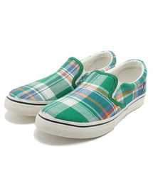 coen | マドラスチェックスリッポン(スニーカー)