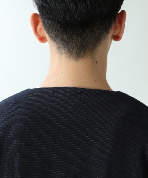 RAGEBLUE（レイジブルー）の「配色ノーカラーカーデ/870722（カーディガン/ボレロ・メンズ・ライトグレー/ベージュ/ネイビー/ブラウン・SMALL/MEDIUM/LARGE）」の16枚目の写真