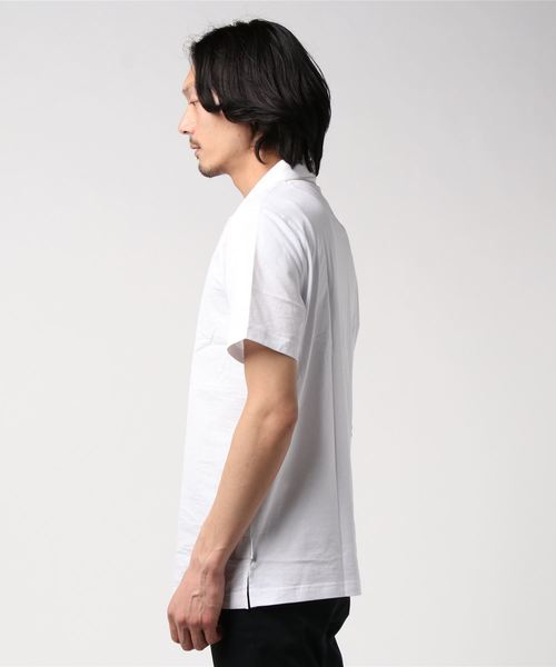ARMANI EXCHANGE(アルマーニエクスチェンジ)の「【A|Xアルマーニ エクスチェンジ】A|Xロゴ 半袖ポロシャツ(ポロシャツ・メンズ・ホワイト/ネイビー・SMALL/X-LARGE/LARGE/MEDIUM/X-SMALL)」の6枚目の写真
