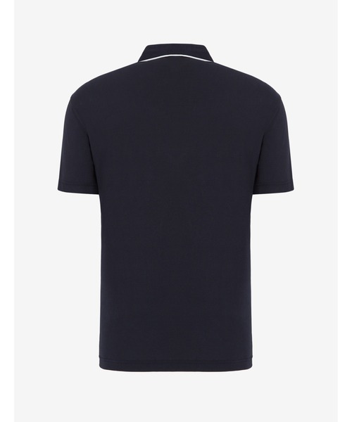 ARMANI EXCHANGE(アルマーニエクスチェンジ)の「【A|Xアルマーニ エクスチェンジ】A|Xロゴ 半袖ポロシャツ(ポロシャツ・メンズ・ホワイト/ネイビー・SMALL/X-LARGE/LARGE/MEDIUM/X-SMALL)」の3枚目の写真
