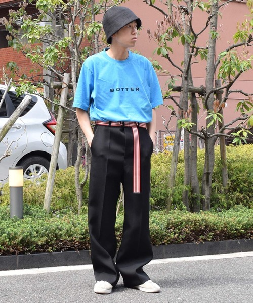 Botter ベルト BOTTER（ボッター）の「【BOTTER】 BELT RED WHITE STRIPE
