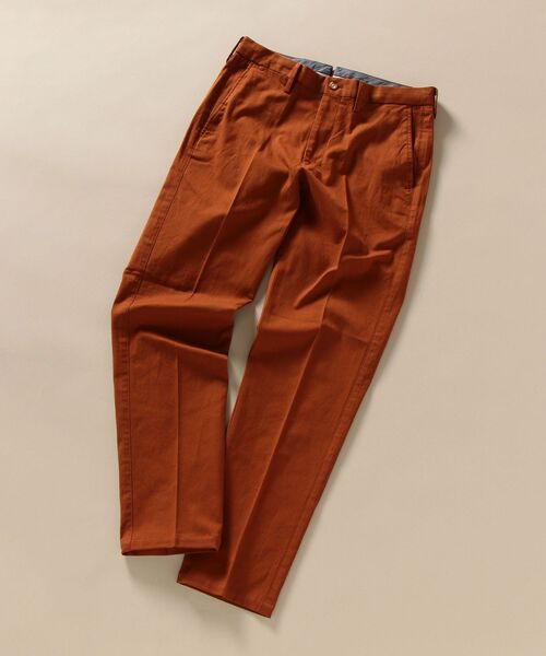 SHIPS（シップス）の「SC: ラチネドビー ノープリーツパンツ（その他パンツ・メンズ・チャコールグレー/カーキ/オレンジ/ブルー/グリーン/ワイン・44/46/48/50/52/42）」の6枚目の写真