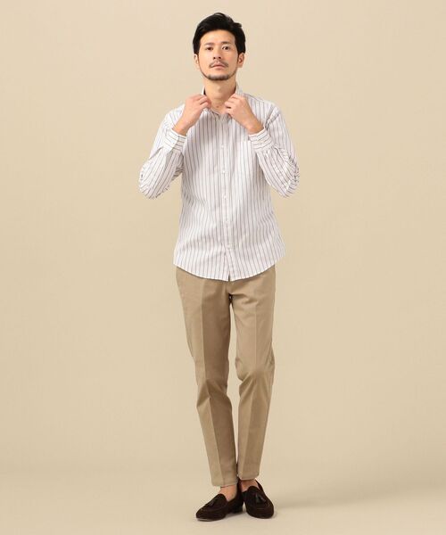 SHIPS（シップス）の「SC: ラチネドビー ノープリーツパンツ（その他パンツ・メンズ・チャコールグレー/カーキ/オレンジ/ブルー/グリーン/ワイン・44/46/48/50/52/42）」の14枚目の写真