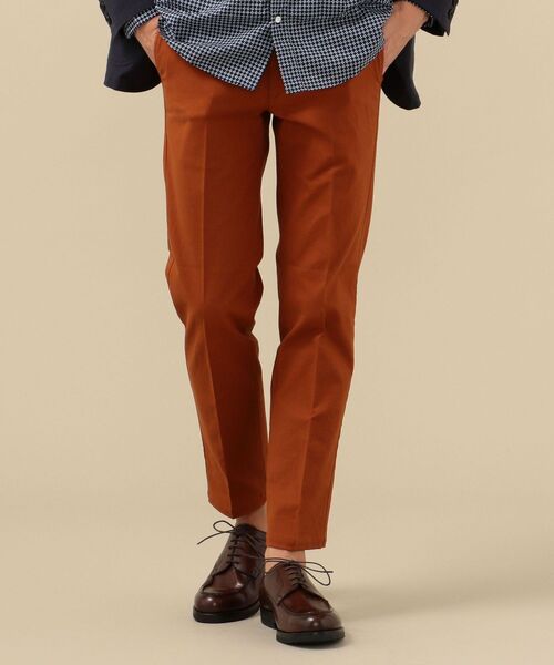 SHIPS（シップス）の「SC: ラチネドビー ノープリーツパンツ（その他パンツ・メンズ・チャコールグレー/カーキ/オレンジ/ブルー/グリーン/ワイン・44/46/48/50/52/42）」の19枚目の写真