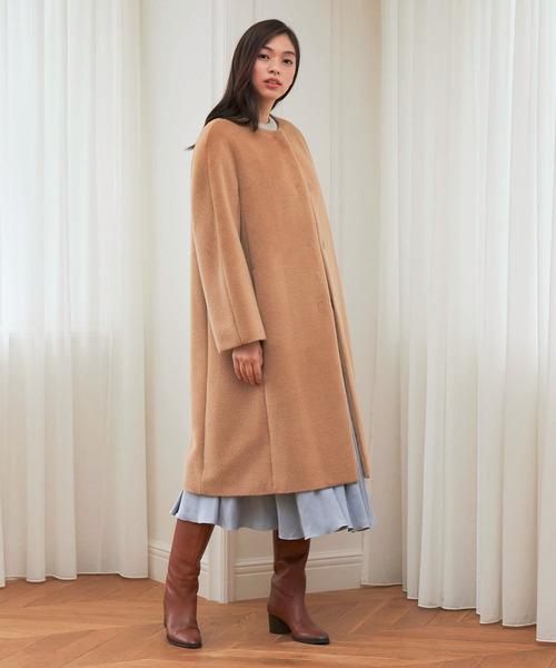 ANAYI（アナイ）の「アルパカシャギークルーコート（その他アウター 