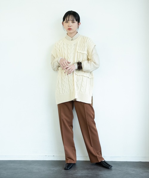 Aunt Marie's（アントマリーズ）の「パイピングフラットシューズ / AUNT MARIE'S（バレエシューズ・レディース・ブラック/ブラウン・SMALL/MEDIUM/LARGE）」の7枚目の写真