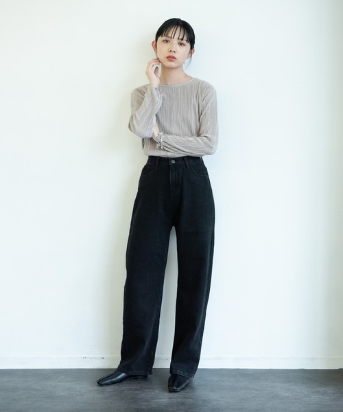 Aunt Marie's（アントマリーズ）の「パイピングフラットシューズ / AUNT MARIE'S（バレエシューズ・レディース・ブラック/ブラウン・SMALL/MEDIUM/LARGE）」の10枚目の写真