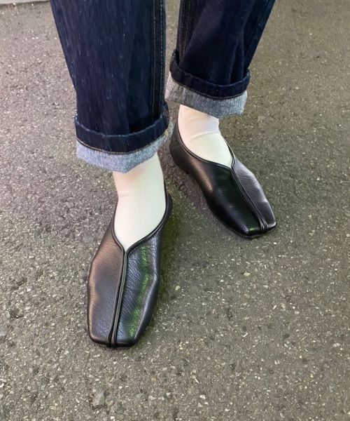 Aunt Marie's（アントマリーズ）の「パイピングフラットシューズ / AUNT MARIE'S（バレエシューズ・レディース・ブラック/ブラウン・SMALL/MEDIUM/LARGE）」の15枚目の写真