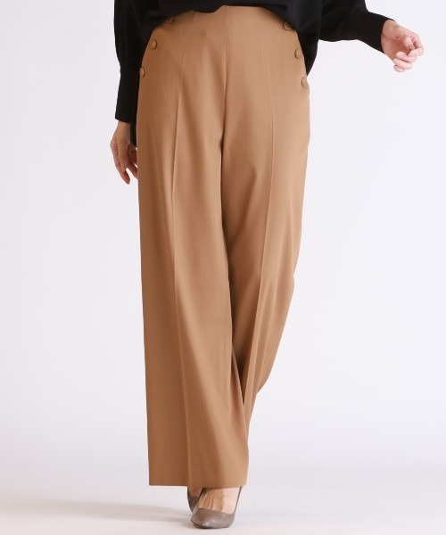 セール パンツ 大草直子さんコラボ 2st Own Lautreamont ロートレアモン のファッション Lautreamont ロートレアモン のその他パンツ 大草直子さんコラボ 2st Collection マリンパンツ 洗濯機で洗える その他パンツ