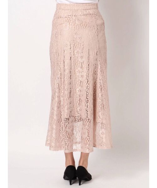 dazzlin（ダズリン）の「ベアフラワーレーススカート（スカート・レディース・オフホワイト/ブラック/ピンク・FREE）」の22枚目の写真