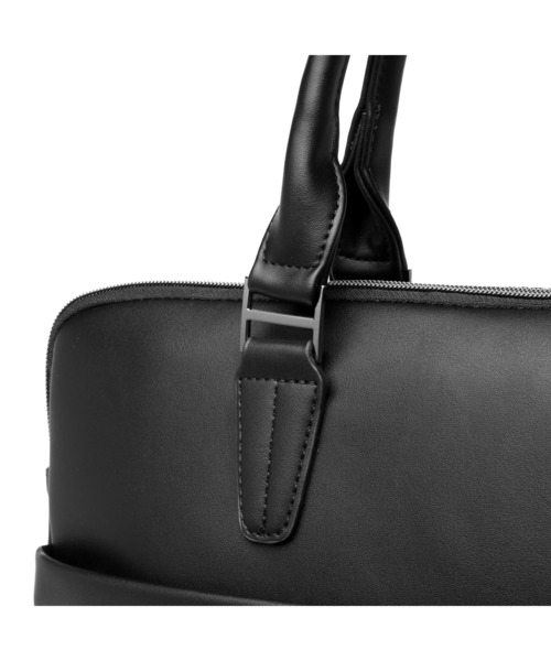 GUSCIO UOMO（グッシオ ウォーモ）の「【グッシオ ウォーモ】本革風PUレザー　ビジネスバッグ/ブリーフケース（ビジネスバッグ・メンズ・ブラック/ベージュ/ネイビー/ブラウン・FREE）」の11枚目の写真