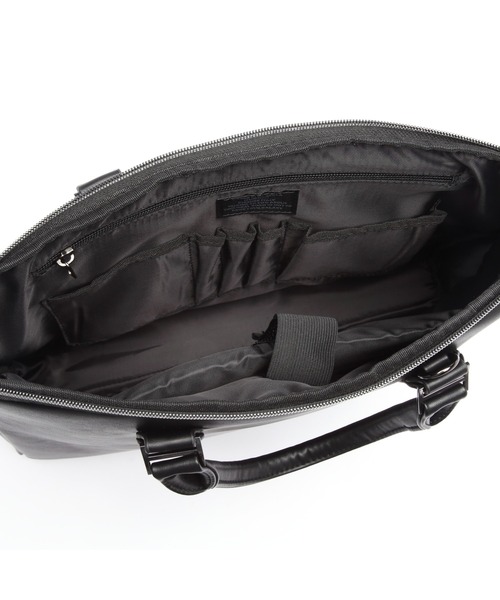 GUSCIO UOMO（グッシオ ウォーモ）の「【グッシオ ウォーモ】本革風PUレザー　ビジネスバッグ/ブリーフケース（ビジネスバッグ・メンズ・ブラック/ベージュ/ネイビー/ブラウン・FREE）」の16枚目の写真